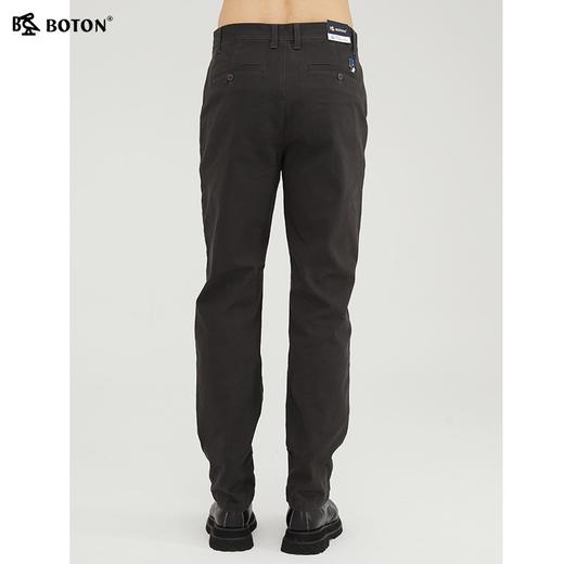 波顿秋冬品休闲裤男加厚磨毛直筒宽松高端中长裤子ME773321 商品图1