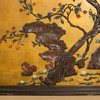清 红木镶漆地百宝嵌花鸟纹挂屏 商品缩略图3
