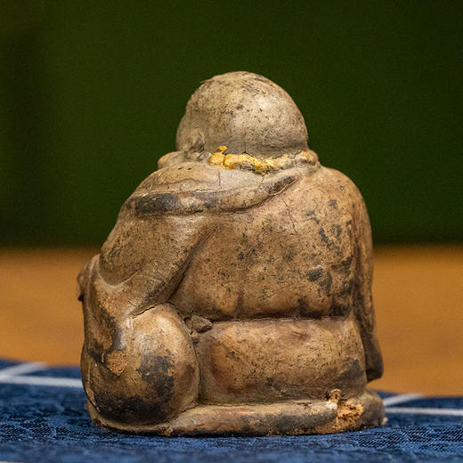 清 合香漆金弥勒佛摆件 商品图3