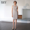IWY/轻奢高级肌理感无袖背心连衣裙女修身内搭西装裙简约轻熟Q1206 商品缩略图4