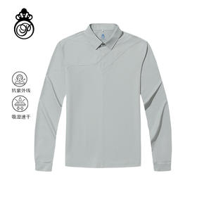 BNW-102B 【防晒 吸湿速干】PROSIMON高尔夫秋冬男款简约分割线长袖POLO衫