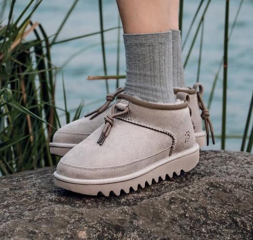 【隆丰起程--雪地靴专场】起程-舒享系列-高定mini款【SW4W063YW】 商品图1