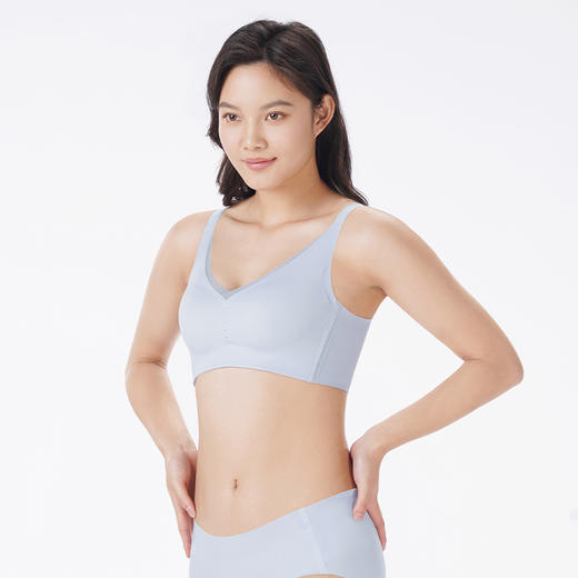 都市丽人调整型内衣舒软挺塑塑身文胸随意裁中厚塑身内衣3/4杯四排扣LJT4H8 商品图2