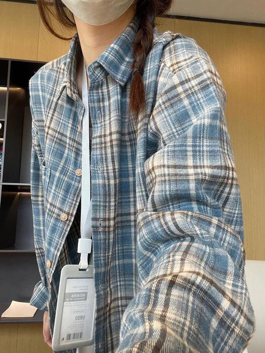 oa格子衬衫（锁 商品图1