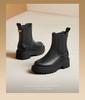 周雨彤同款百丽切尔西靴子厚底烟筒靴女加绒冬季新款短靴 商品缩略图1