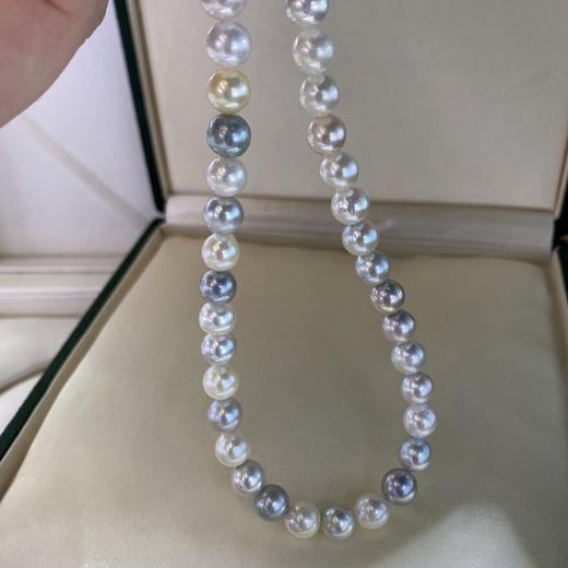 7-9mm akoya糖果混彩项链 商品图4