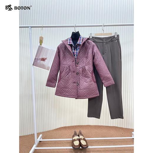 【第2件半价！尾货清仓不退换】波顿女士中长间棉棉褛LJ503 商品图3