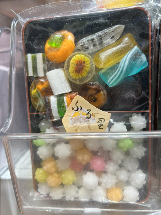 都饴故乡感情手工彩星水果糖饭盒110g 商品图0