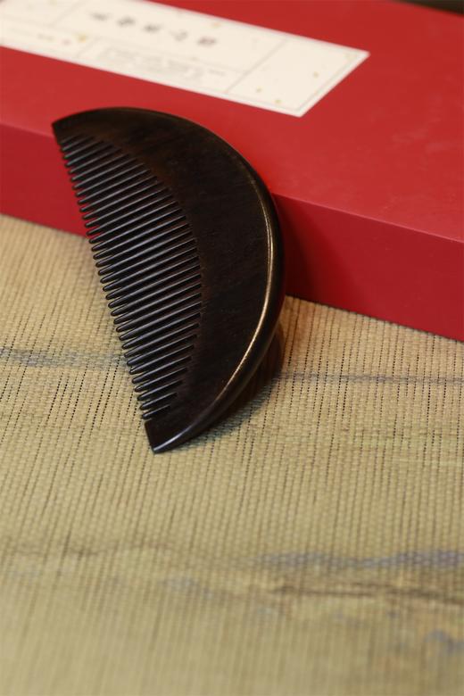 蒹葭°镶嵌木梳 商品图2