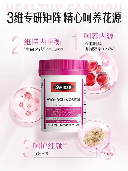 Swisse Myo和DCI手性肌醇复合片 30片 商品图1