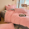 自然醒A类麦穗纹提花牛奶绒床上四件套双面珊瑚法兰绒被套罩床单笠冬季款床品QJ 商品缩略图8