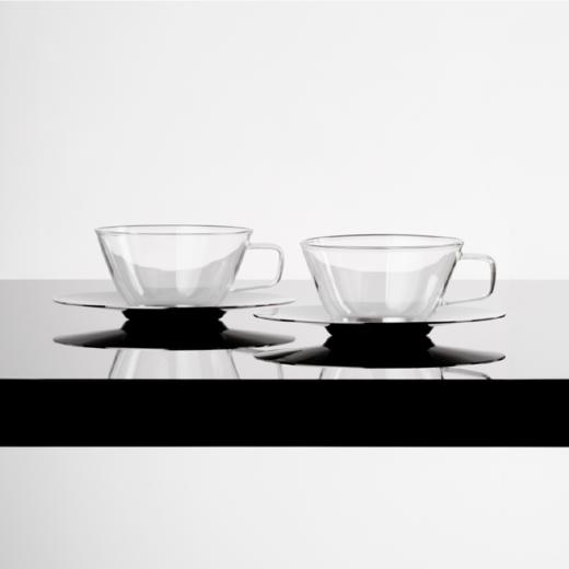 克洛杯碟套装 RESONG日诵家居 咖啡杯花茶水杯高硼硅玻璃礼品 商品图4