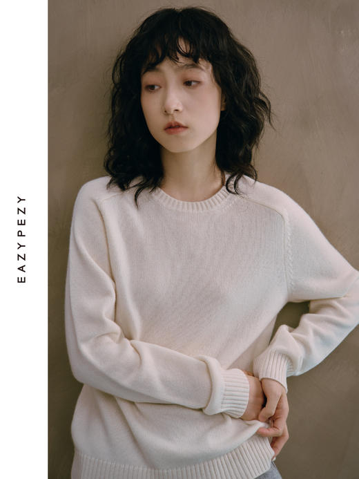 24AW 重磅LP圆领马鞍肩羊绒衫 商品图2