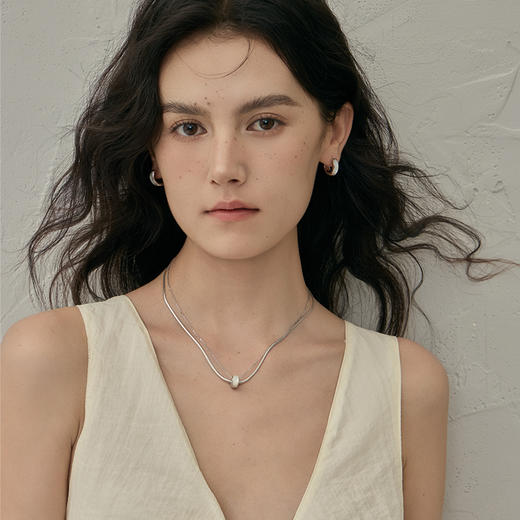 ARSIS｜曦海系列 晨雾双层项链 商品图2