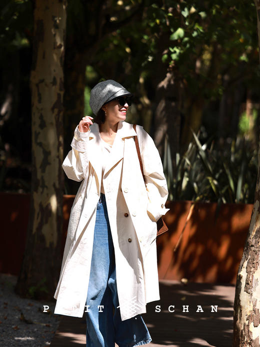 PETIT SCHAN小闪 #071 Hathaway 海瑟薇 日本进口粗花呢复古堆堆报童帽 商品图5