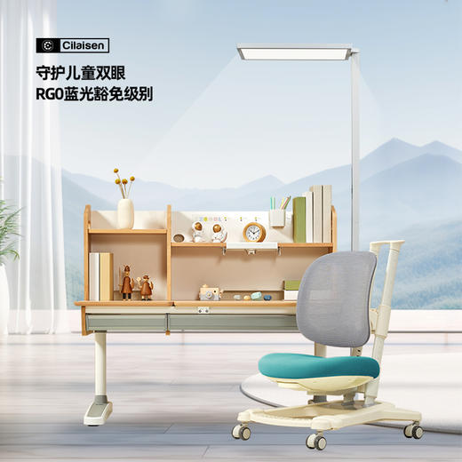 Cilaisen西莱森LED全光谱落地灯大路灯 上下立体双光源 接近自然光广域送光触控无级调光 商品图1