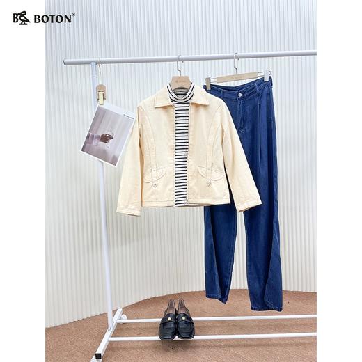 【第2件半价！尾货清仓不退换】波顿女士麻料休闲有里夹克LJ319 商品图2