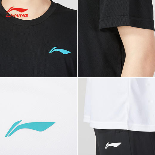 李宁 羽毛球服 男女同款 短袖文化衫 AHST347 商品图1