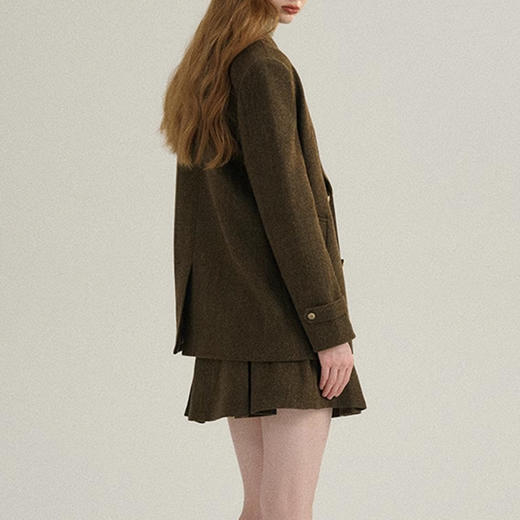 裁缝学苑AQ355小香风毛呢西装纸样半身裙女装学院风套装样板 商品图3