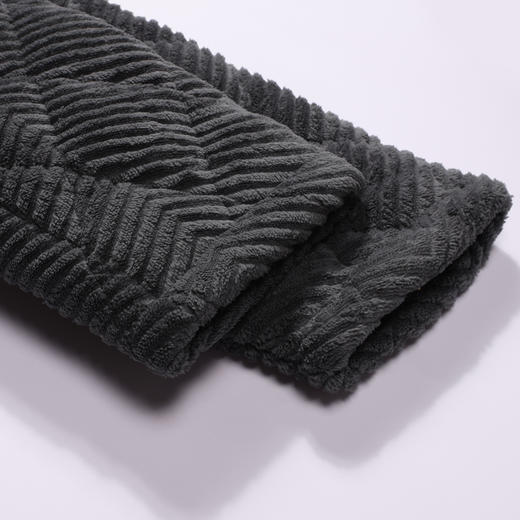 都市丽人都市锋尚睡衣夹棉系列长袖法兰绒烂花夹棉加厚男士加夹棉套装FHT1E1 商品图7