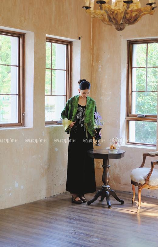 【门店同款】ENJOY秋季云敛-漠上飞花刺绣长裙 159412453 商品图6