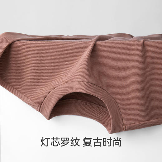 Threegun三枪 【华绒】灯芯绒小圆领女打底衫-24318A111 商品图9