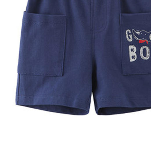 丽婴房-童衣类（夏）E1短裤\裤裙深蓝\藏青 商品图1