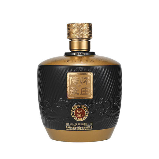 怀庄传承·宗师30# 优雅酱香型白酒 53度 1500ml单坛（礼盒装） 商品图1