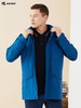 波顿秋季风衣中长款高端墨蓝色男士防水夹克外套立领连帽MJ952322 商品缩略图1