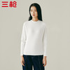 Threegun三枪 【新疆长绒棉】罗纹小圆领女打底衫-24314A011 商品缩略图4