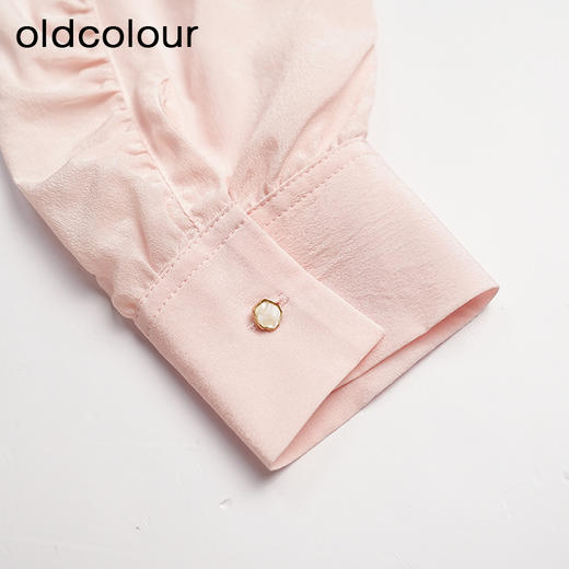 oldcolour春秋款百搭简约通勤气质宽松长袖套头衫女HO14013273 商品图4
