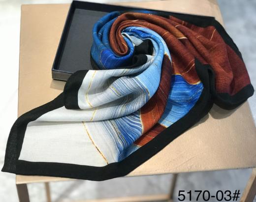 优品堂【奢迷】70*70真丝羊毛方巾 商品图9