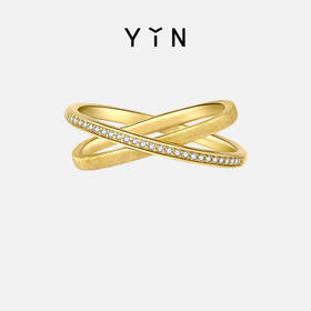 「依」系列 钻石交织戒指