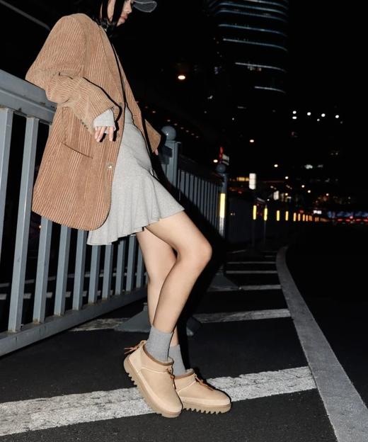 【隆丰起程--雪地靴专场】起程-舒享系列-高定mini款【SW4W063YW】 商品图4