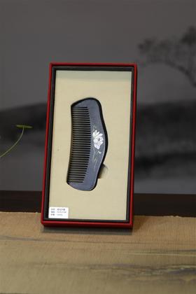 莲花°镶嵌木梳