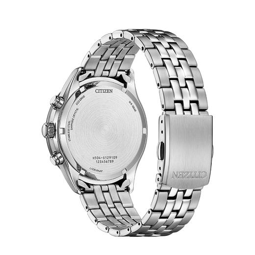 西铁城/CITIZEN光动能正品钢带商务经典三眼计时手表男表AT2570-56E 商品图2