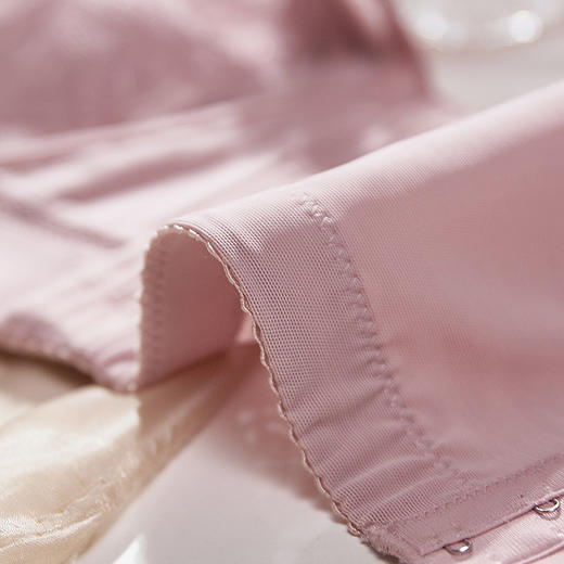 摩登天使调整型文胸 大胸超薄全罩杯 精致刺绣网纱抹胸 软钢圈石墨烯五倍解压 抑菌除螨大胸显小 商品图6