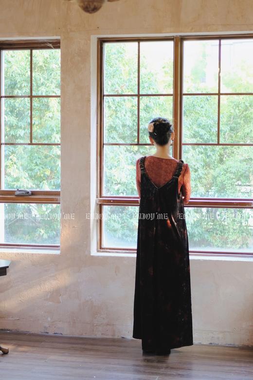 【门店同款】ENJOY秋季云敛-漠上飞花透视网纱上衣 159045163 商品图1