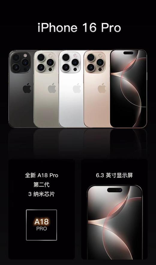  iPhone 16 Pro手机 商品图0