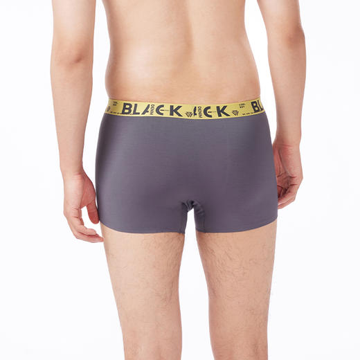 都市丽人都市锋尚内裤简约基础平角裤60S木莱尔男士内裤FKTHC9 商品图3