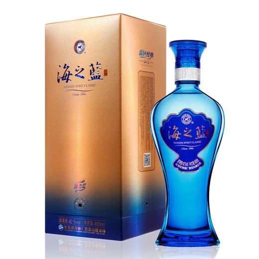 洋河 海之蓝42度 480mL 浓香型白酒 商品图1