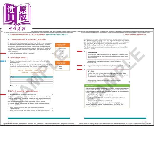 【中商原版】AS & A Level Economics Exam Preparation and Practice 剑桥国际AS & ALEVEL经济学考试备考练习含电子版 商品图2