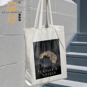 珠宝展-孔雀托特帆布包

