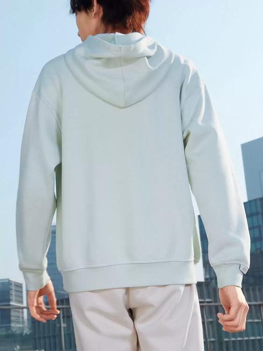 5折【自营】adidas/阿迪达斯  LABEL HOODIE 情侣款加绒连帽卫衣 IB2711 商品图2