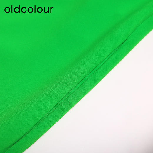 oldcolour夏款绿色清新宽松简约舒适短袖连衣裙O21101168 商品图3