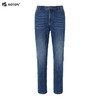 波顿中蓝色牛仔裤男直筒宽松潮牌经典百搭弹力长裤子ME778321 商品缩略图5