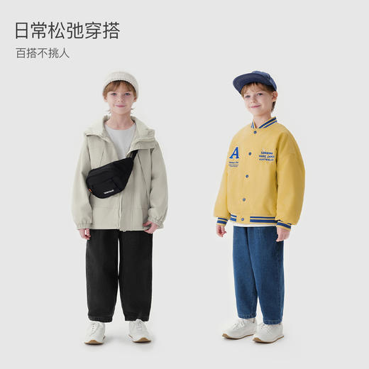 马克珍妮秋装新款 男童纯棉舒适牛仔裤萝卜裤 儿童裤子231696 商品图1