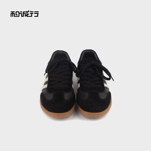 和诚行 2024秋冬新款复古拼色德训鞋男真皮时尚百搭休闲鞋0551186 商品图2