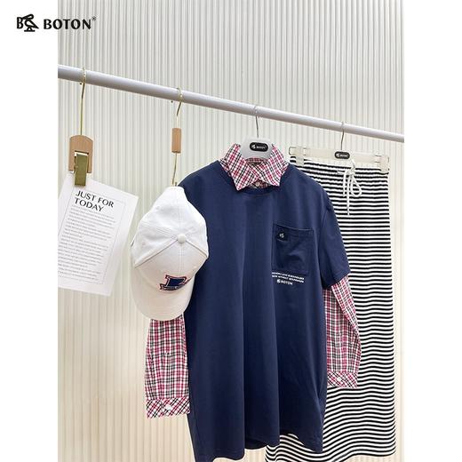 【第2件半价！尾货清仓不退换】波顿女士长袖休闲格仔衬衫LS122 商品图2