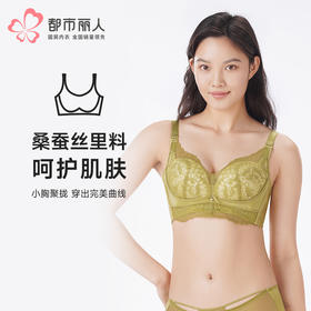 都市丽人调整型内衣舒软挺塑塑身文胸蕾丝中厚塑身内衣3/4杯四排扣LJT1M2